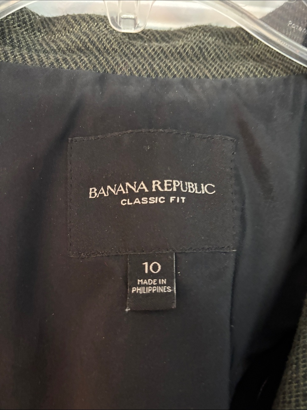 Banana Republic Olive Green Blazer - Picture 2 of 2